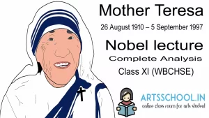 Nobel lecture by Mother Teresa