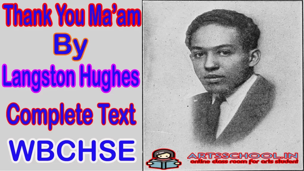 Thank You Ma’am by Langston Hughes complete Text