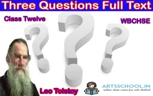Three Questions by Leo Tolstoy